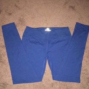 90 Degree By Reflex Bright Blue 7/8 leggings